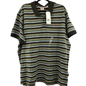 Levi's Polo Shirt NWT Men Stripped Size 3XL